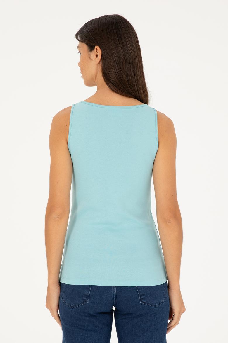 Kadın Mint Basic Tişört - 50280059013