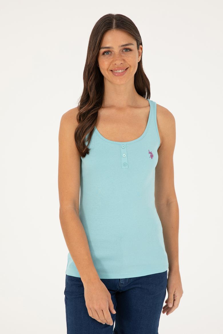 Kadın Mint Basic Tişört - 50280059013