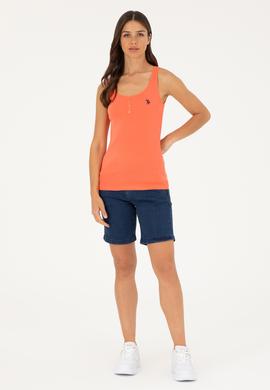 Kadın Nar Çiçeği Basic Tişört - 50280059070