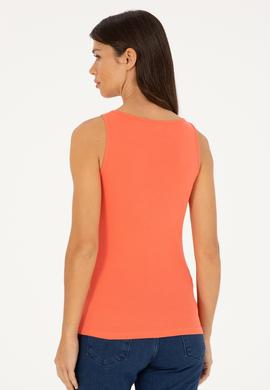 Kadın Nar Çiçeği Basic Tişört - 50280059070