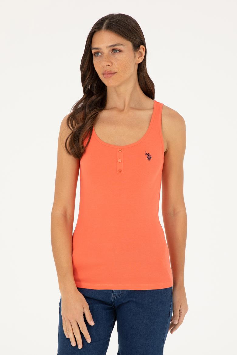 Kadın Nar Çiçeği Basic Tişört