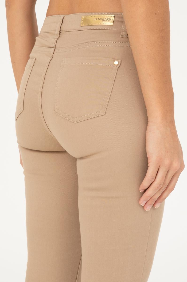 Kadın Kum Kanvas Pantolon