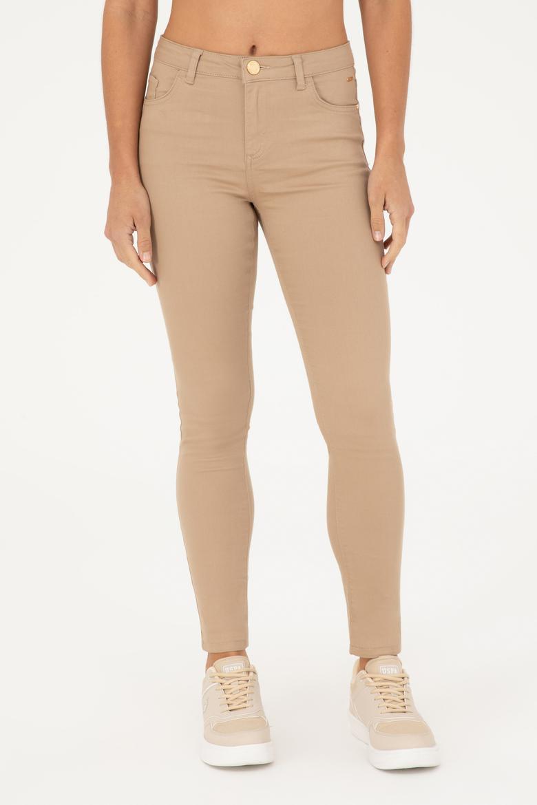 Kadın Kum Kanvas Pantolon - 50281692022