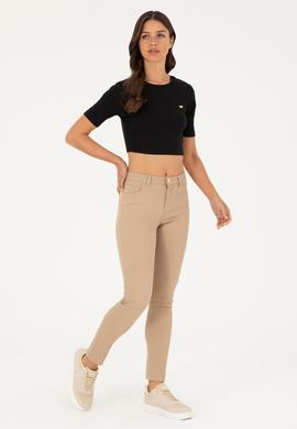 Kadın Kum Kanvas Pantolon - 50281692022