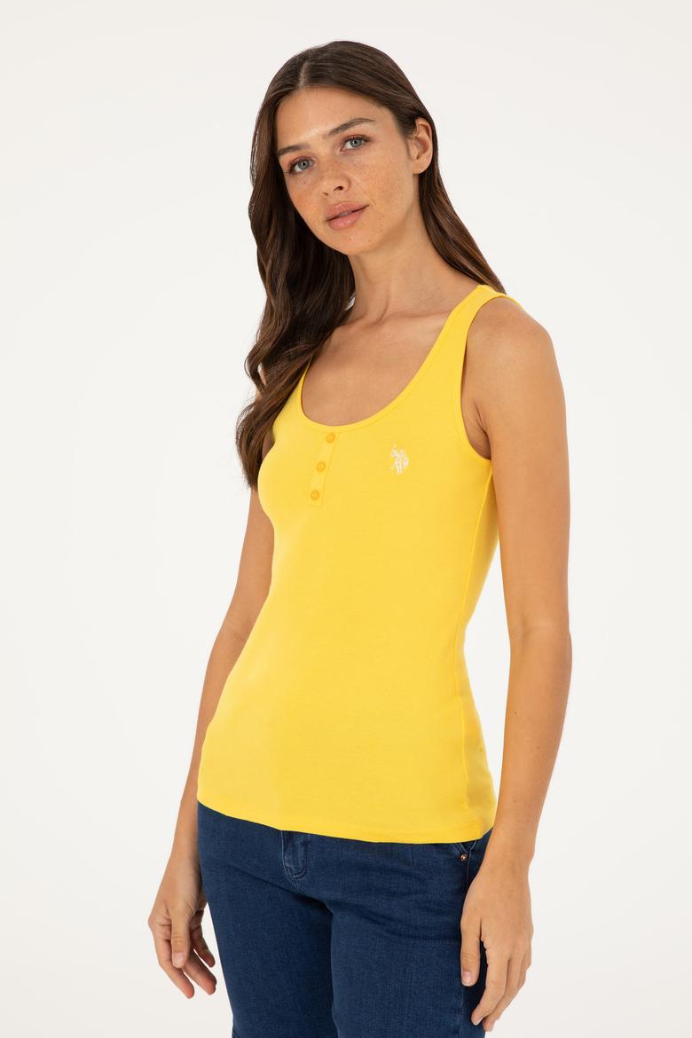 Kadın Safran Basic Tişört - 50280059119