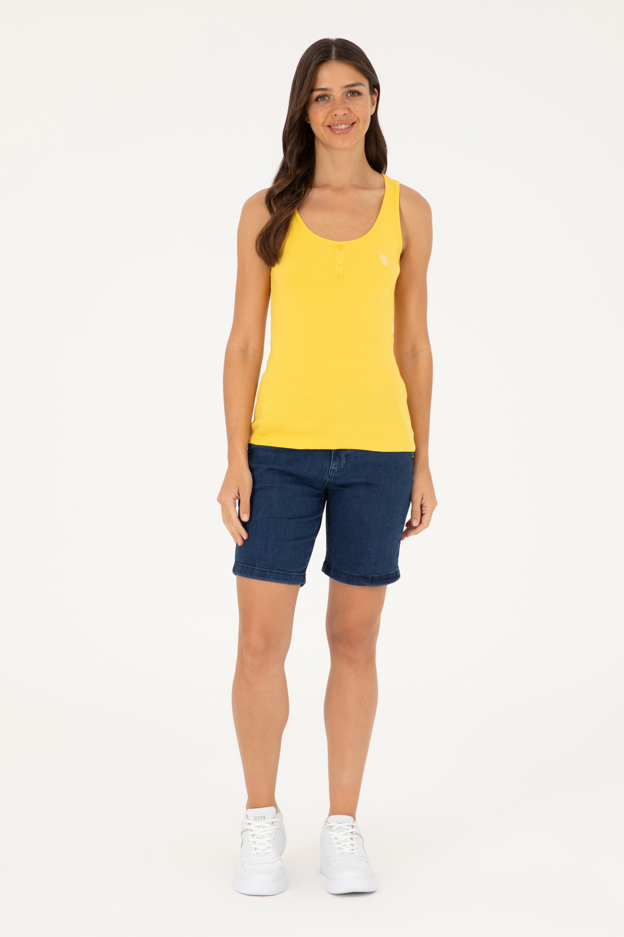 تی شرت Ex.Slim یقه گرد زنانه یو اس پولو | U.S. Polo Assn. - تصویر 4