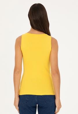 Kadın Safran Basic Tişört - 50280059119