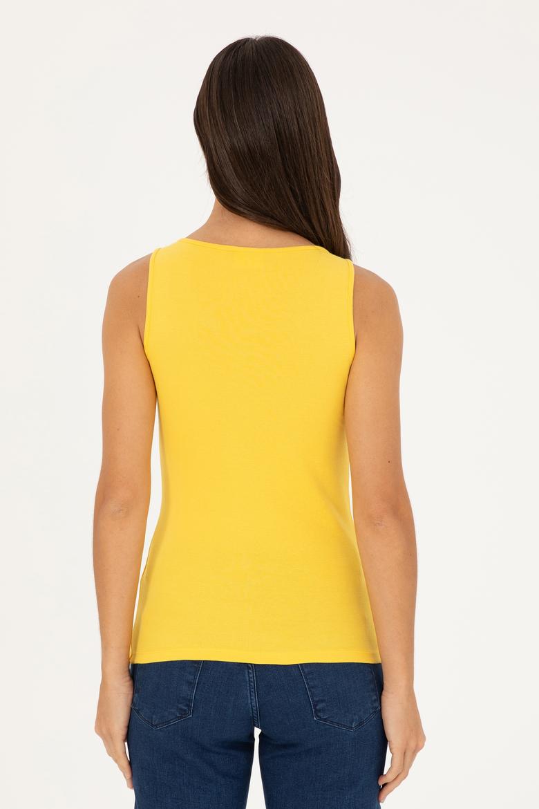 Kadın Safran Basic Tişört - 50280059119