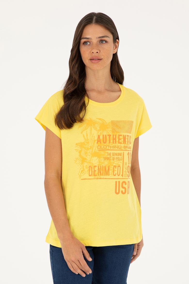 Kadın Sarı Tişört