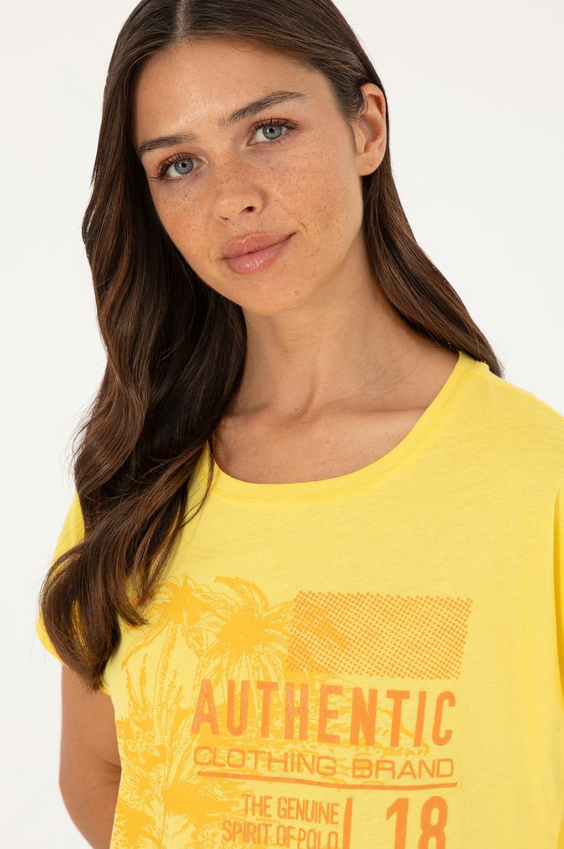 Kadın Sarı Tişört