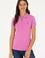 Kadın Pembe Basic Polo Yaka Tişört