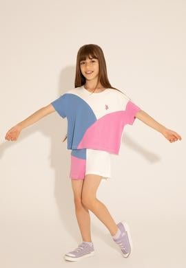 Kız Çocuk Menekşe Örme Şort - 50288433010