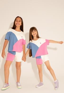 Kız Çocuk Menekşe Örme Şort - 50288433010