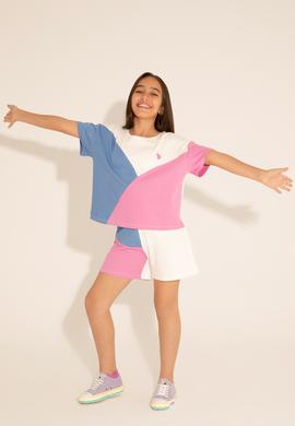 Kız Çocuk Menekşe Örme Şort - 50288433010