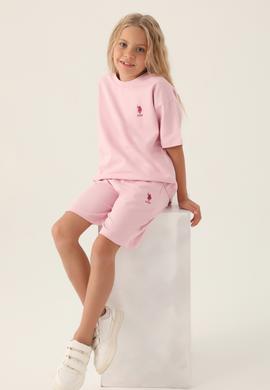 Kız Çocuk Toz Pembe Pijama Takımı - 50290946004