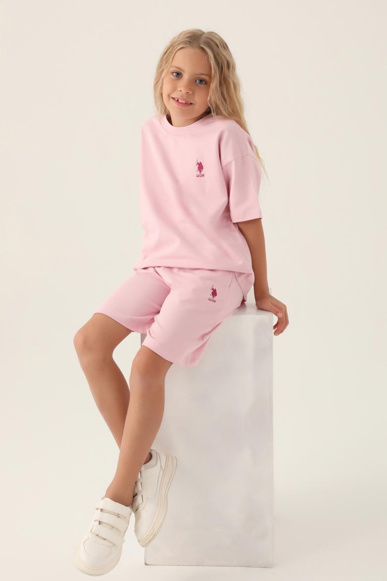 Kız Çocuk Toz Pembe Pijama Takımı - 50290946004
