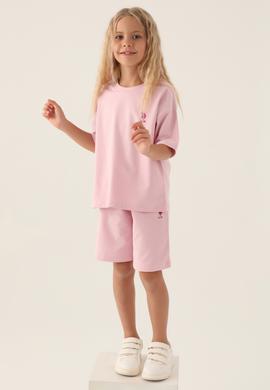 Kız Çocuk Toz Pembe Pijama Takımı - 50290946004