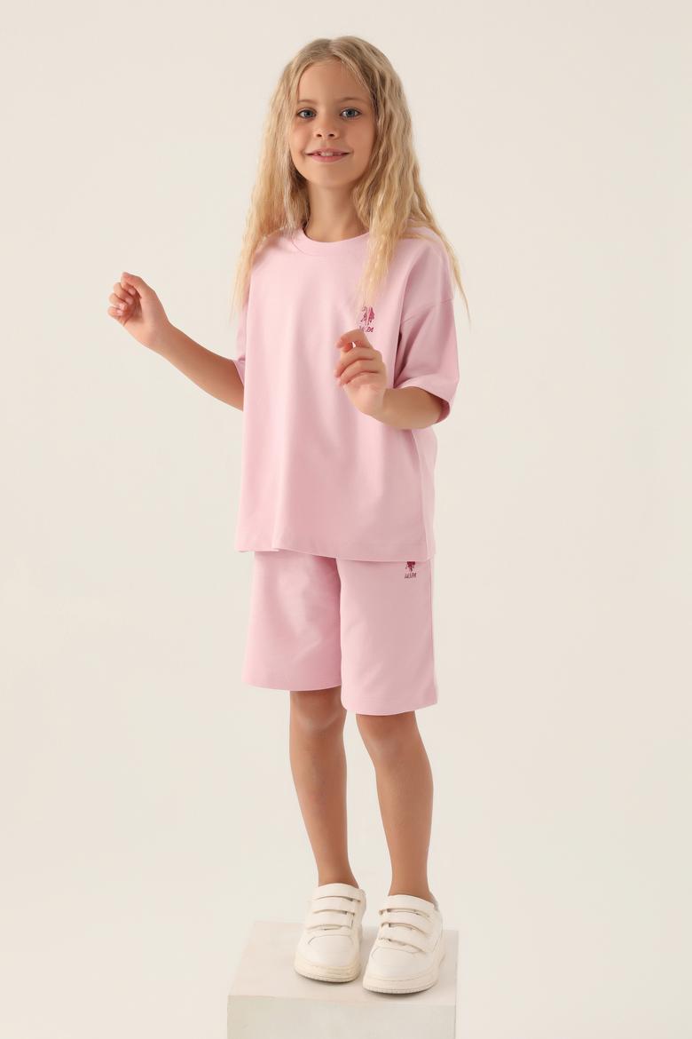 Kız Çocuk Toz Pembe Pijama Takımı - 50290946004