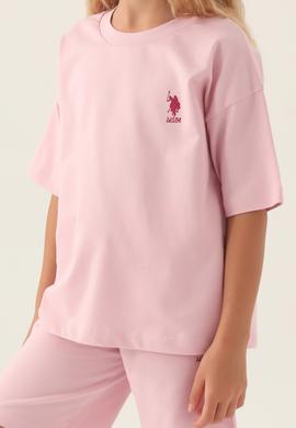 Kız Çocuk Toz Pembe Pijama Takımı - 50290946004
