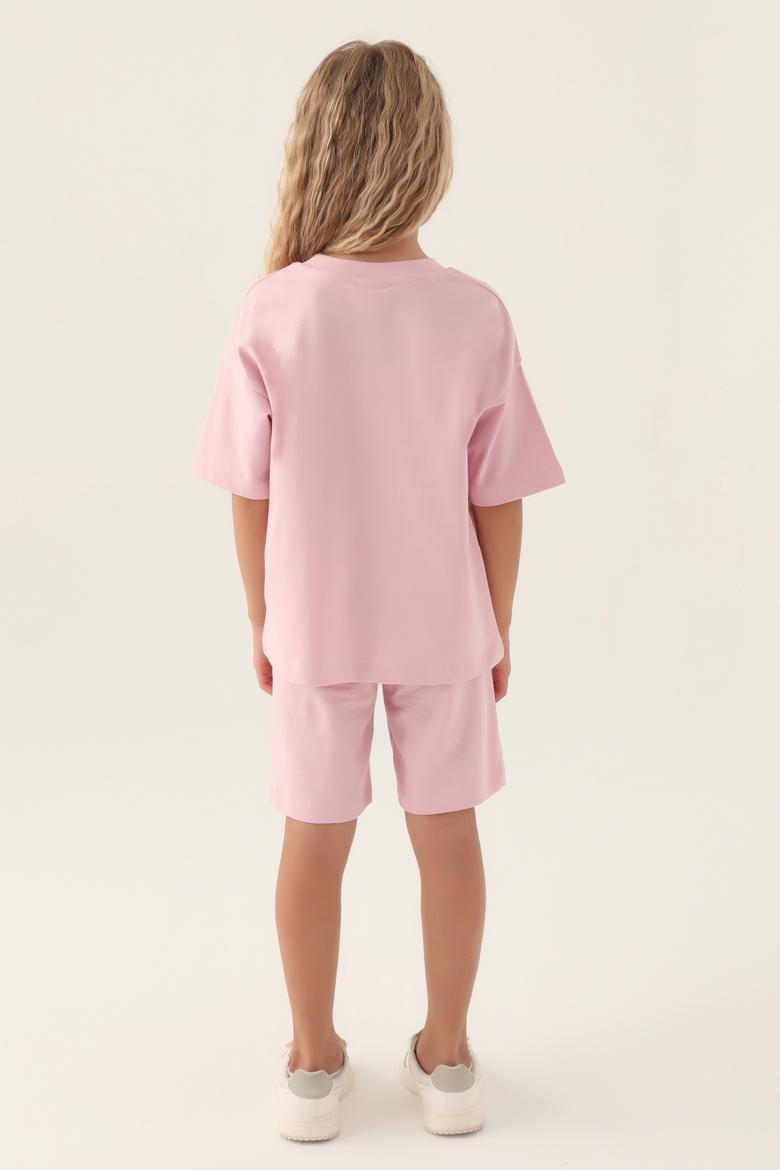 Kız Çocuk Toz Pembe Pijama Takımı - 50290946004