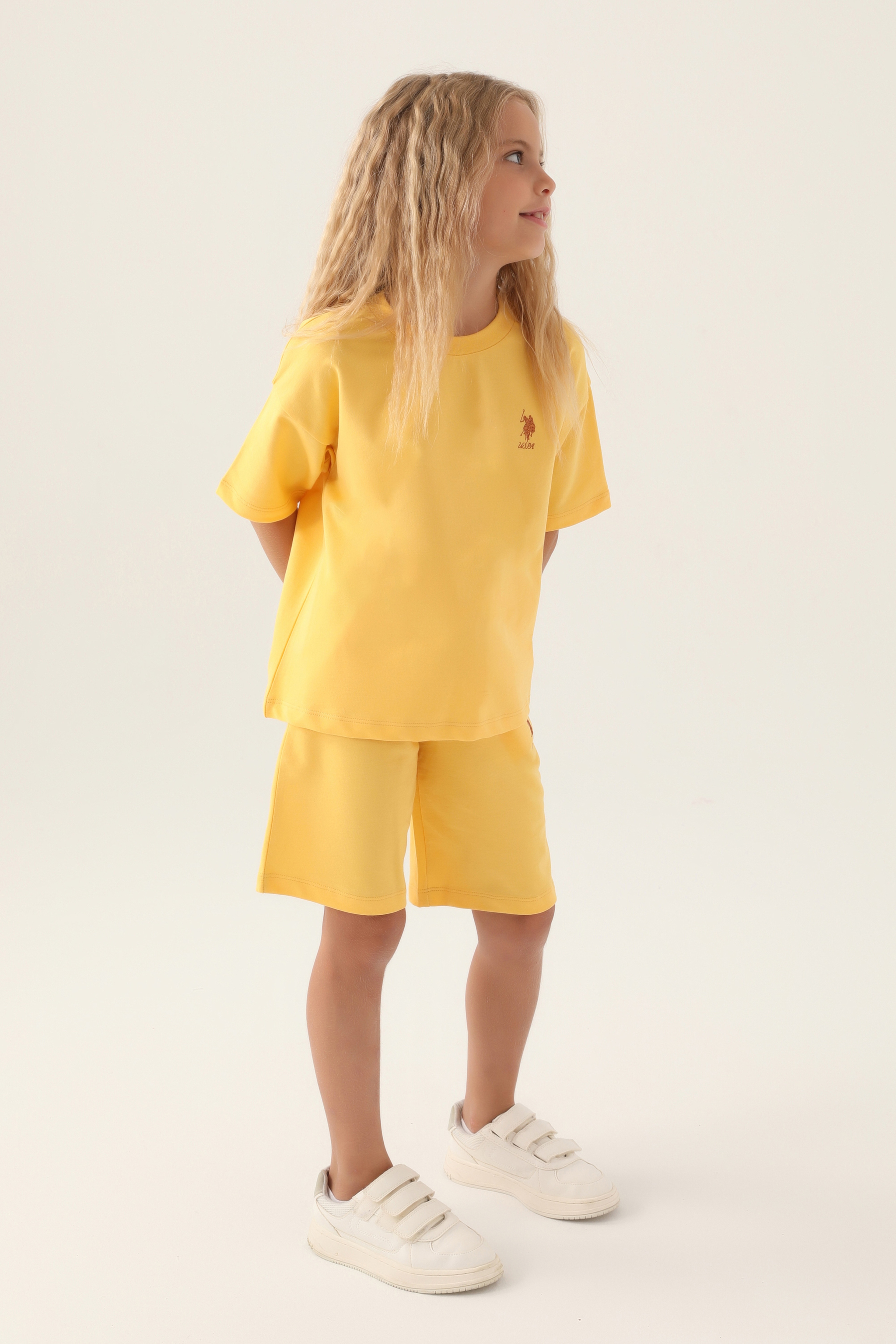 Kız Çocuk Sarı Pijama Takımı - Image 3
