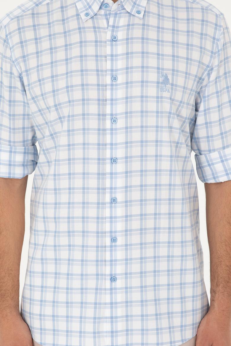 Erkek Mavi Uzun Kollu Gömlek - 50264414017