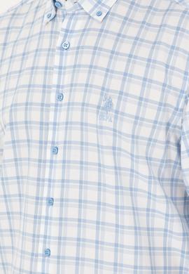 Erkek Mavi Uzun Kollu Gömlek - 50264414017