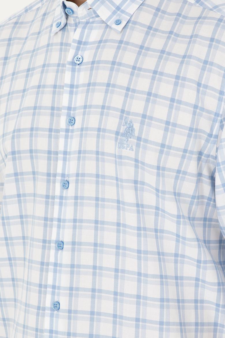 Erkek Mavi Uzun Kollu Gömlek - 50264414017