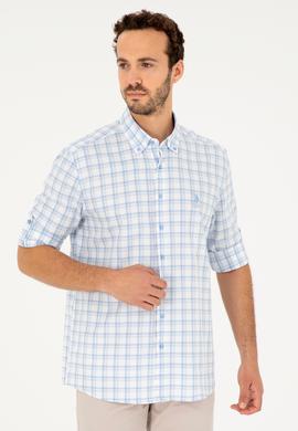 Erkek Mavi Uzun Kollu Gömlek - 50264414017