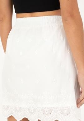 Kadın Ekru Dokuma Etek - 50282350009