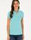 Kadın Mint Polo Yaka Tişört
