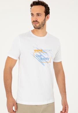 Erkek Beyaz Tişört - 50281847003