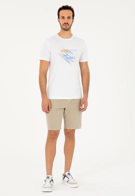 Erkek Beyaz Tişört - 50281847003