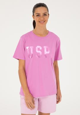 Kadın Menekşe Basic Tişört - 50280020078