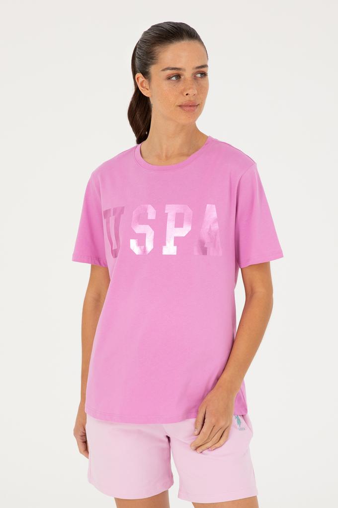 Kadın Menekşe Basic Tişört