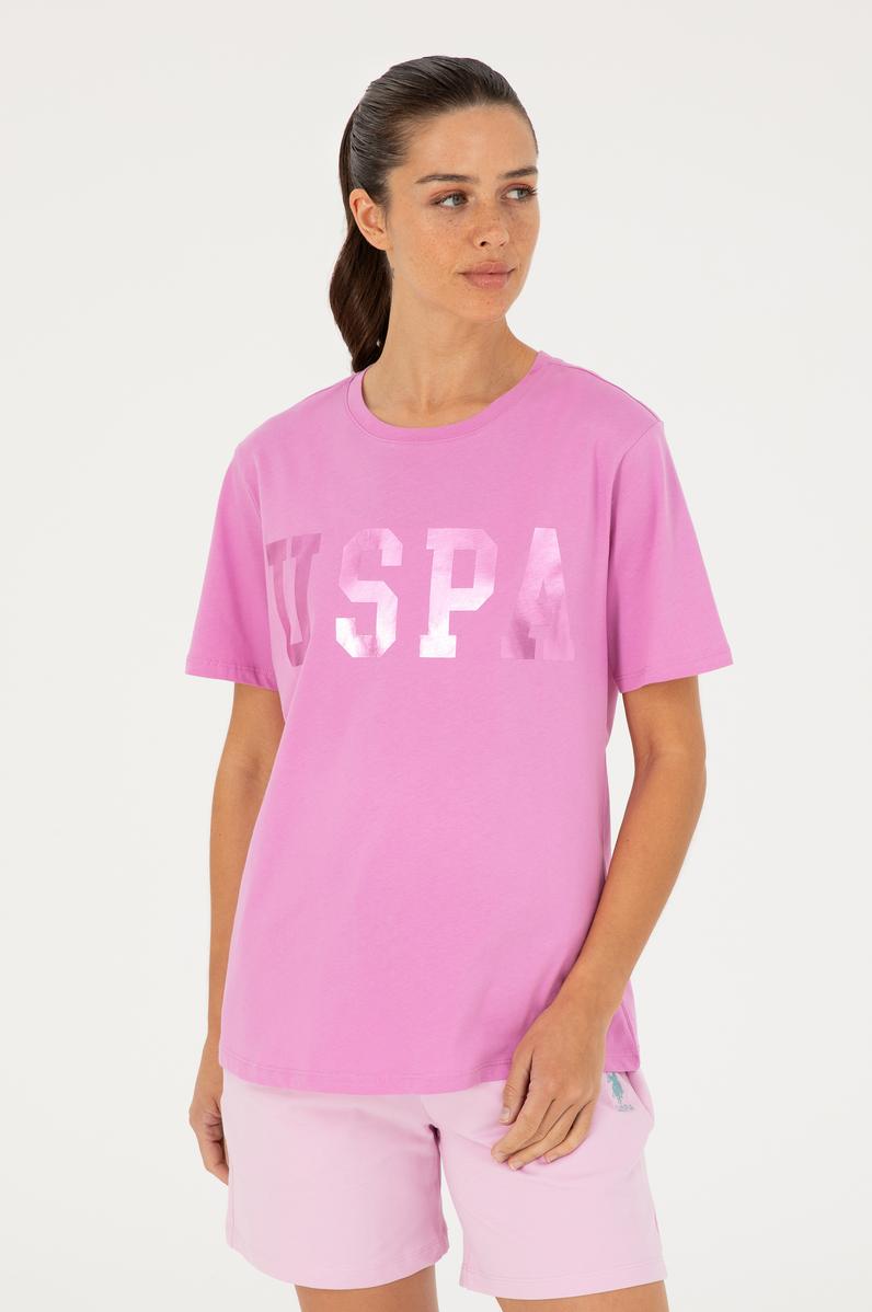 Kadın Menekşe Basic Tişört