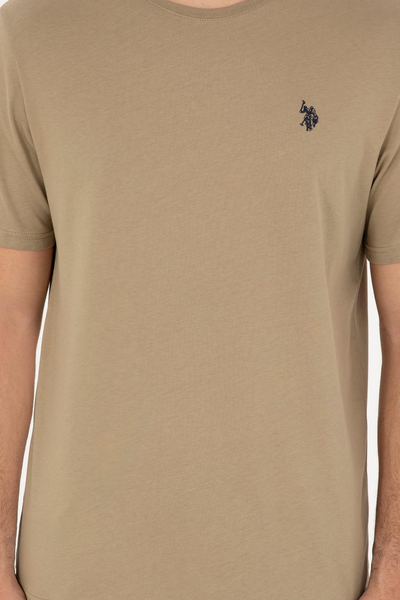 Erkek Haki Basic Tişört - 50279632163