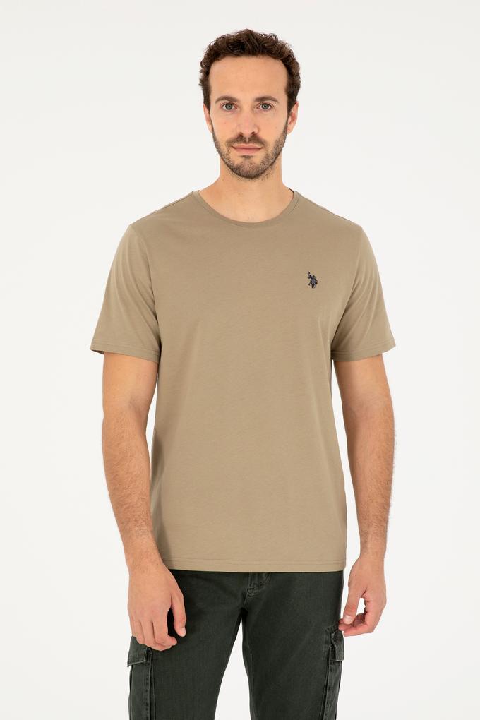 Erkek Haki Basic Tişört