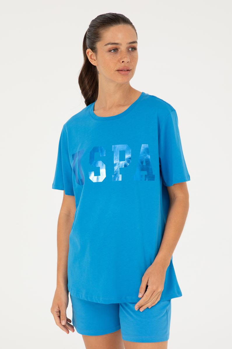 Kadın Saks Basic Tişört