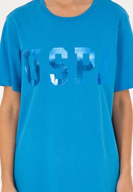 Kadın Saks Basic Tişört - 50280020027