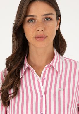 Kadın Menekşe Uzun Kollu Gömlek - 50280944013