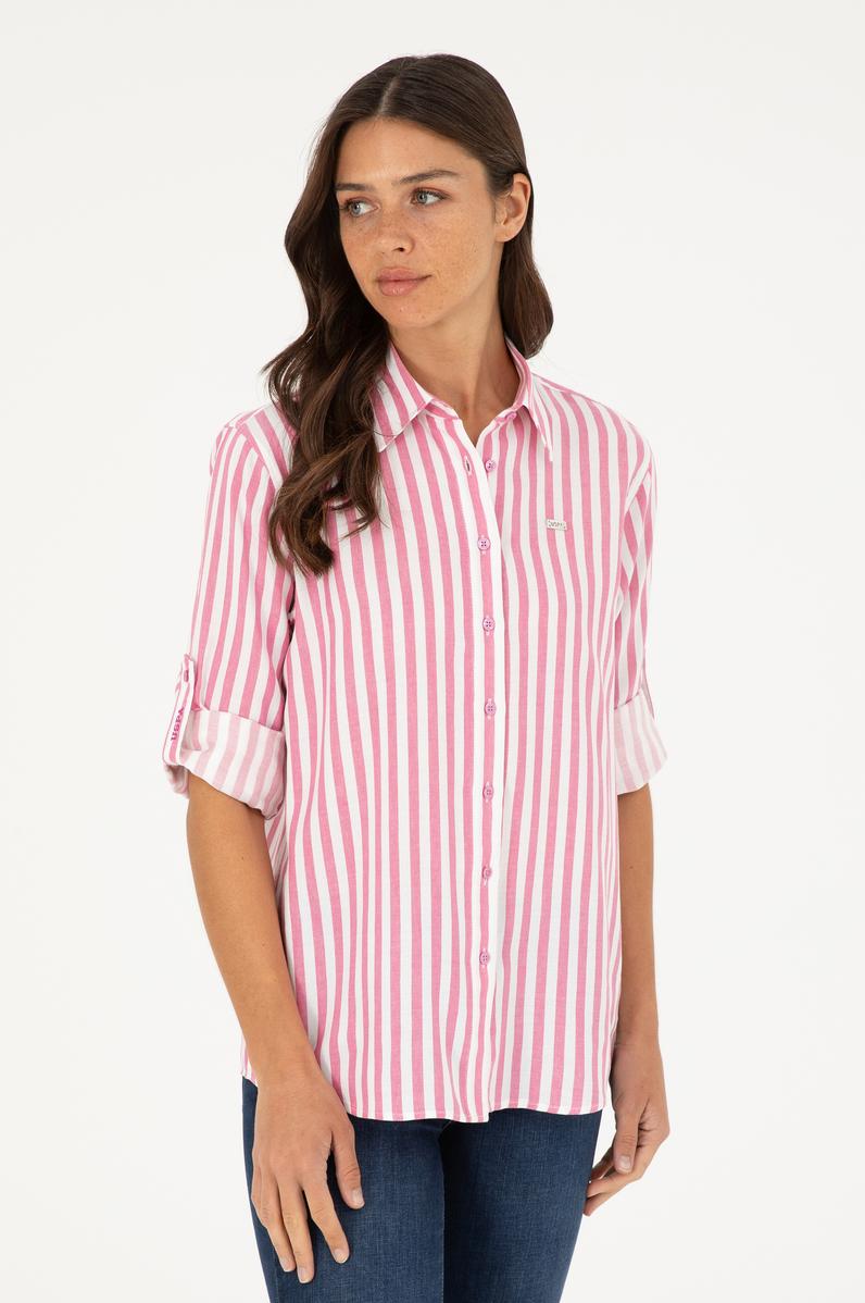 Kadın Menekşe Uzun Kollu Gömlek