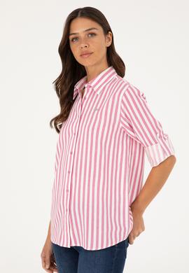 Kadın Menekşe Uzun Kollu Gömlek - 50280944013