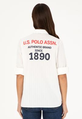 Kadın Beyaz Uzun Kollu Gömlek - 50283427003