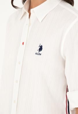 Kadın Beyaz Uzun Kollu Gömlek - 50283427003