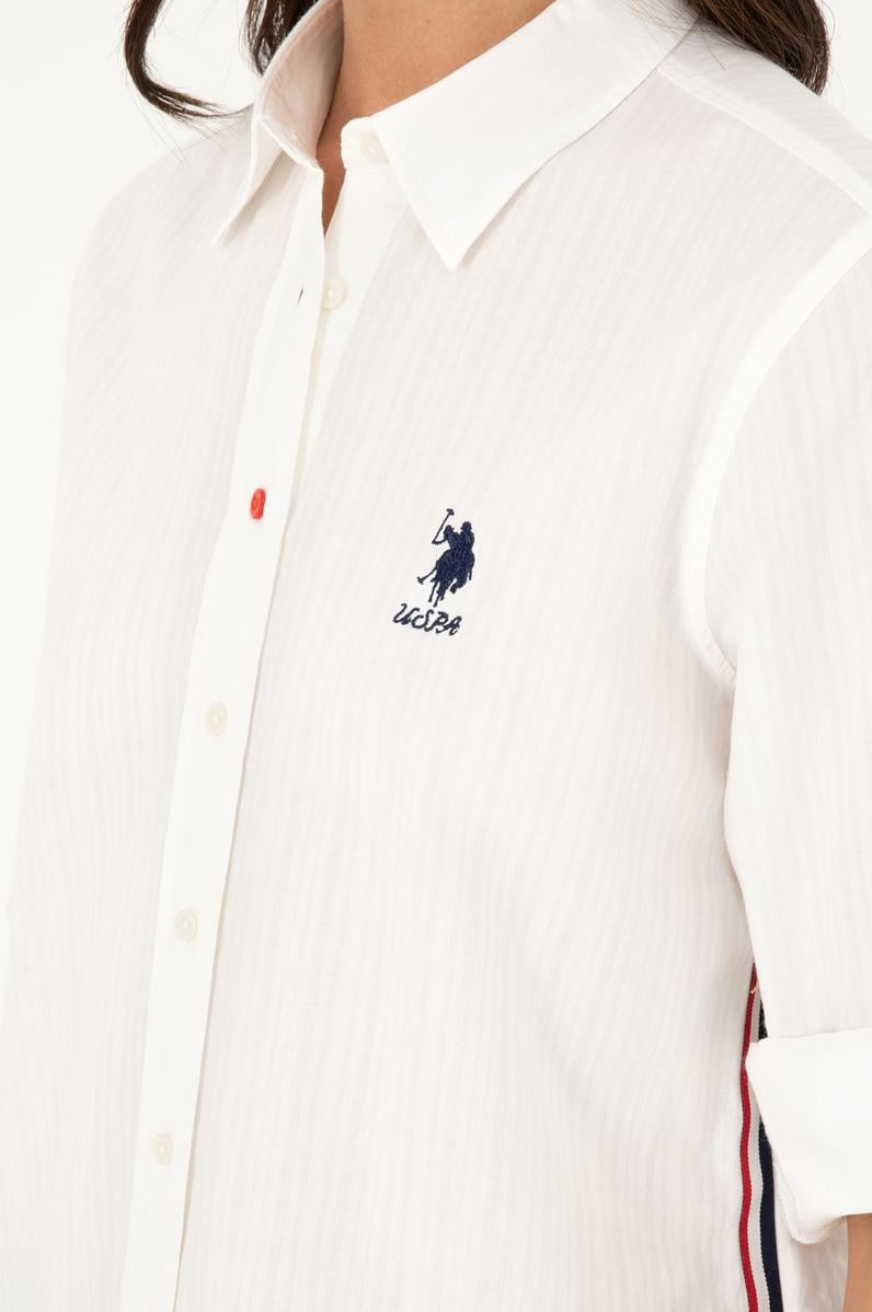 Kadın Beyaz Uzun Kollu Gömlek