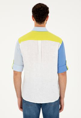 Erkek Açık Mavi Uzun Kollu Gömlek - 50283808003