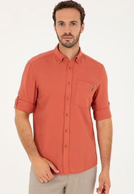 Erkek Pudra Uzun Kollu Gömlek - 50284570017