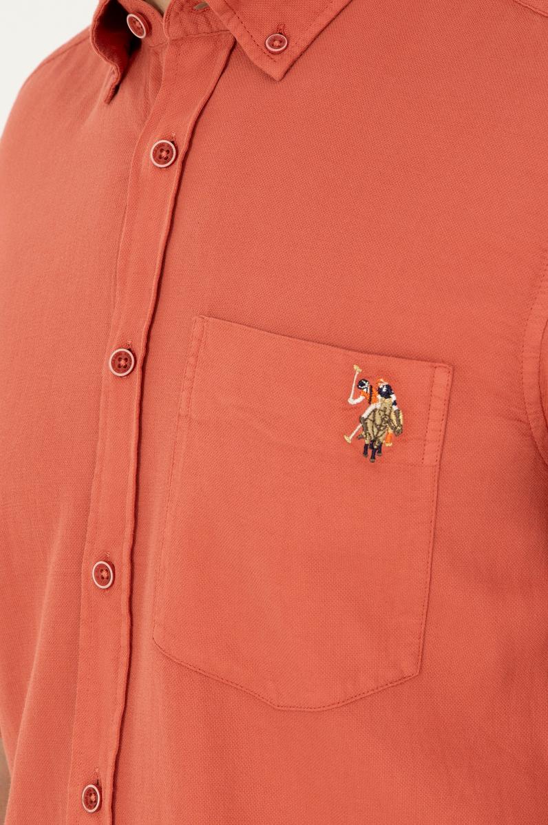 Erkek Pudra Uzun Kollu Gömlek