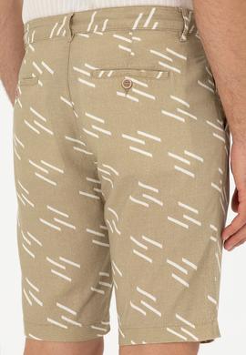 Erkek Haki Dokuma Şort - 50285514050